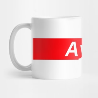 Ayyy // Red Box Logo Mug